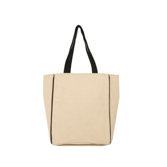 Embellished Shell Canvas Shoulder Tote - Picture 4 of 13